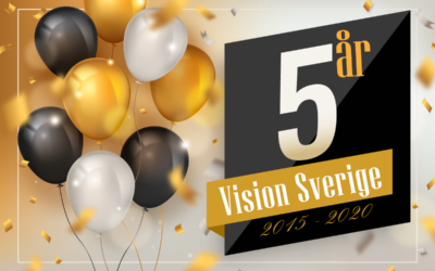 Vision Sverige fyller snart 5 år